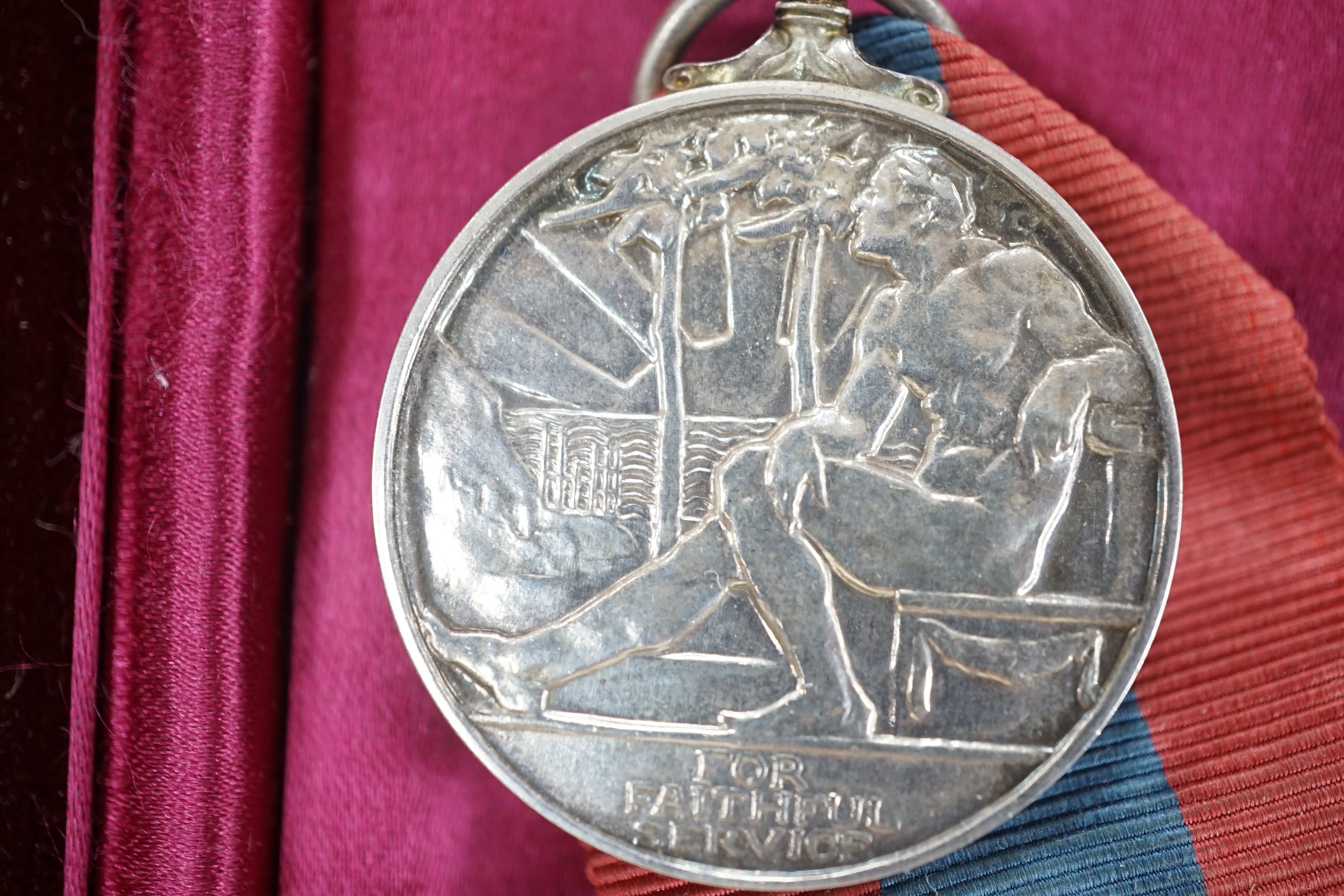 Military buttons and badges and miscellaneous medals